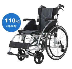 General, Light Aluminium Wheelchair to 100kg.